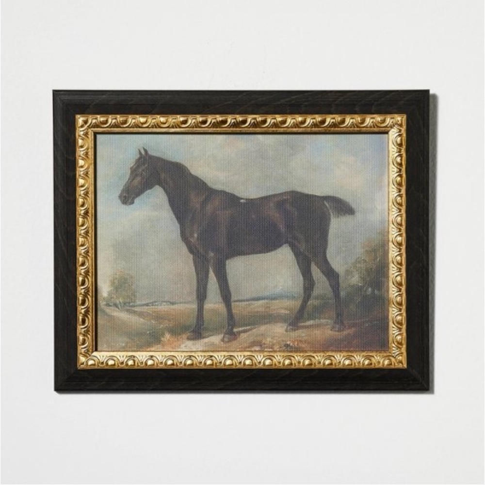 Studio McGee 8x10 Stallion on Canvas Board-l Wall Art- Threshold